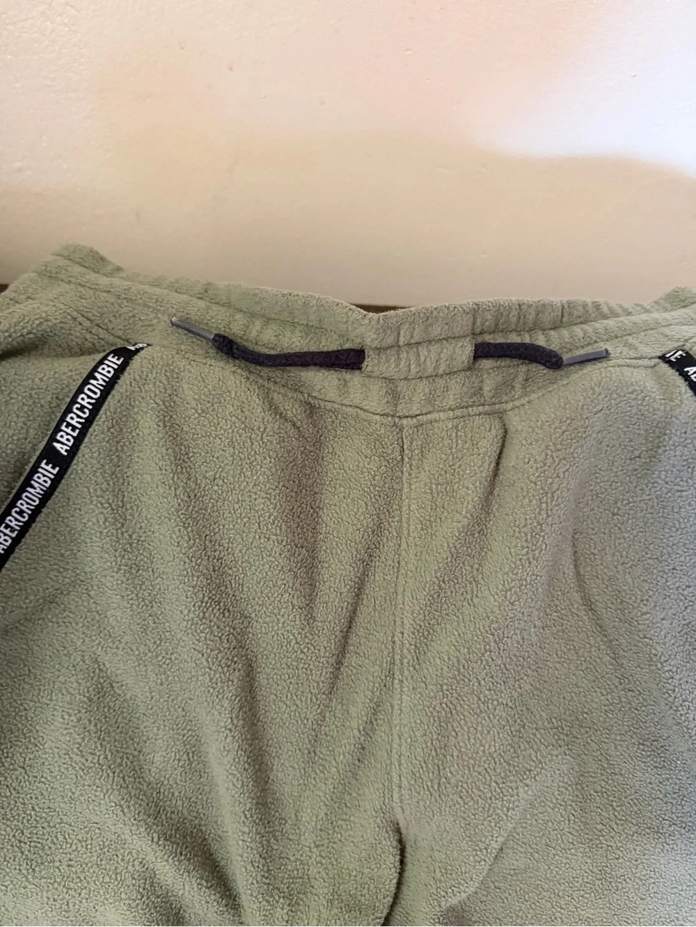 Abercrombie & Fitch Kids Olive Green Fleece Hoodie and Jogger Set